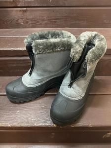 Itasca Tahoe Thinsulate Winter Boots Faux Shearling Grey Women's Size 10 0150036